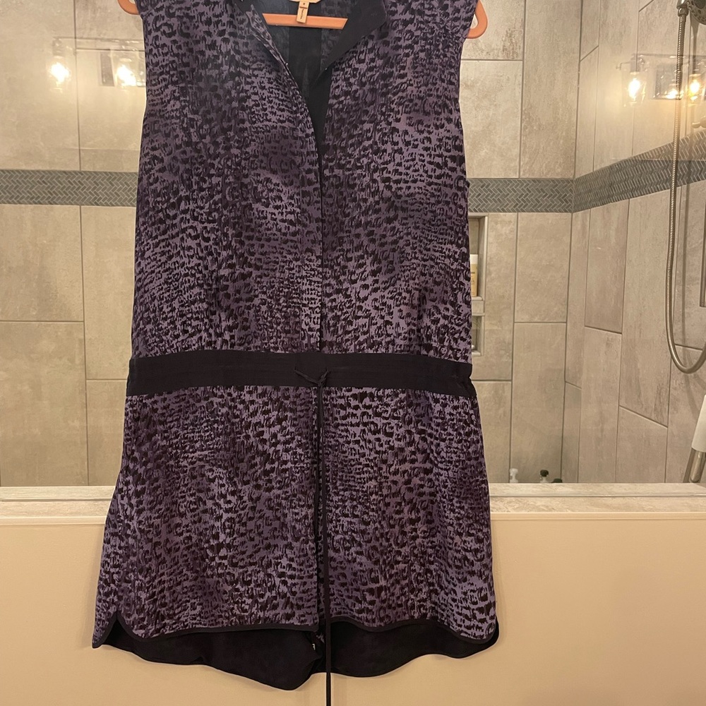 Rebecca Taylor romper in  navy leopard